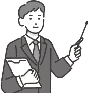 スーツを来た男性のイラスト